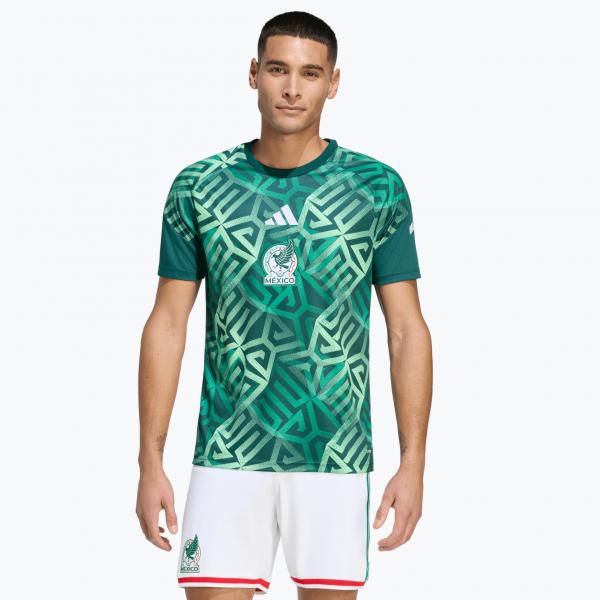 Dres adidas Performance Mexico 26 Home Pre Match Jersey Aurora Ivy XXL