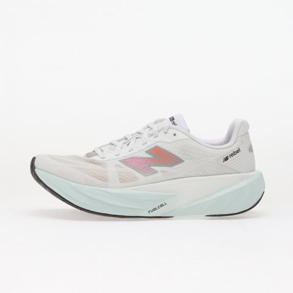 Tenisky New Balance FuelCell Rebel v5 White/ Pink Heat/ Glint Blue EUR 42.5