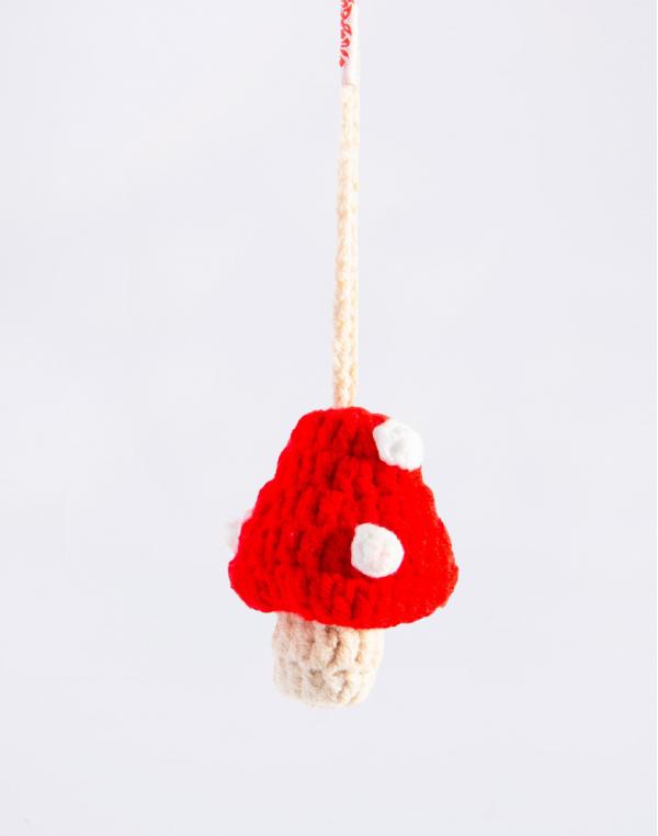 Komono Mycelium Keychain Red Beige