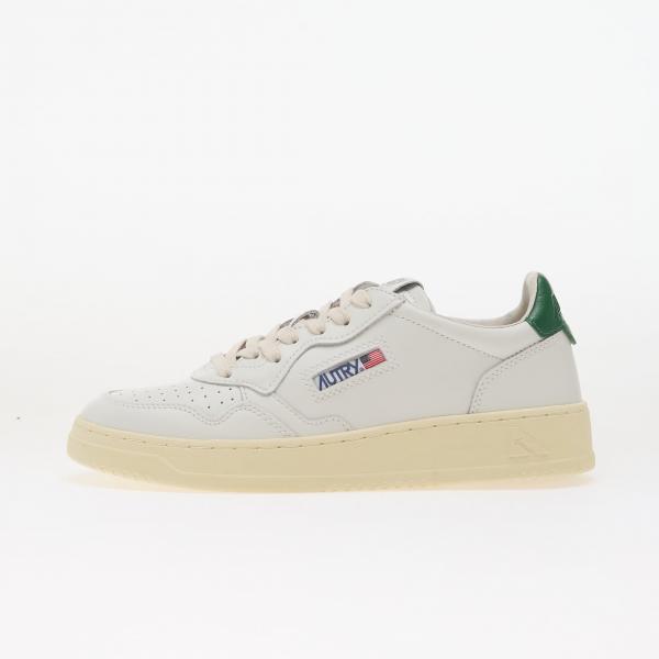 Tenisky Autry Medalist Low Man White/ Green Leather EUR 39