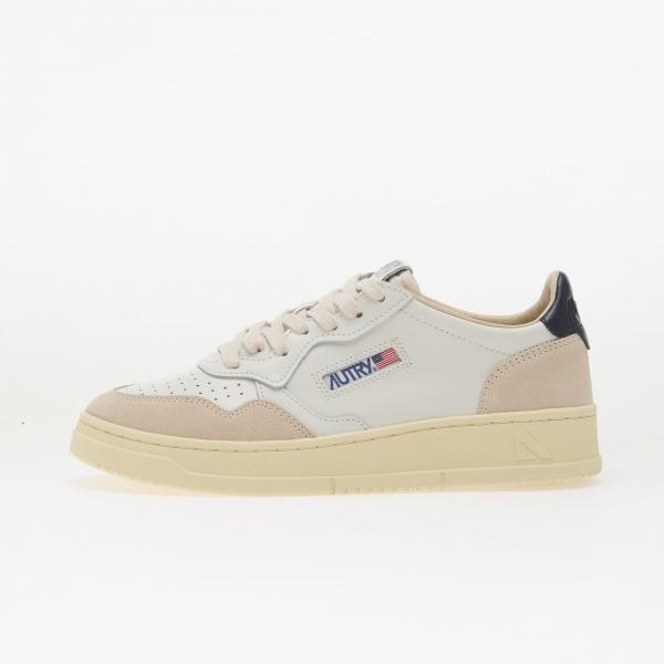 Tenisky Autry Medalist Low Man White/ Blue Leather EUR 41