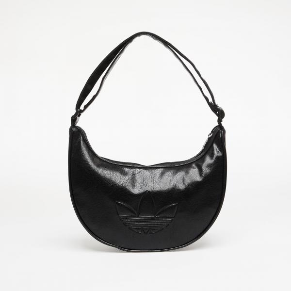 Taška adidas Adicolor Half Crescent Bag Metallic Pu Black Universal