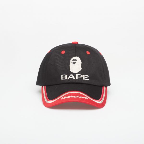 Kšiltovka A BATHING APE Football Team Cap Black UNISEX Universal