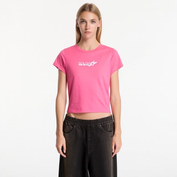 Tričko Vans Antares Ss Baby Tee Pink Velvet S