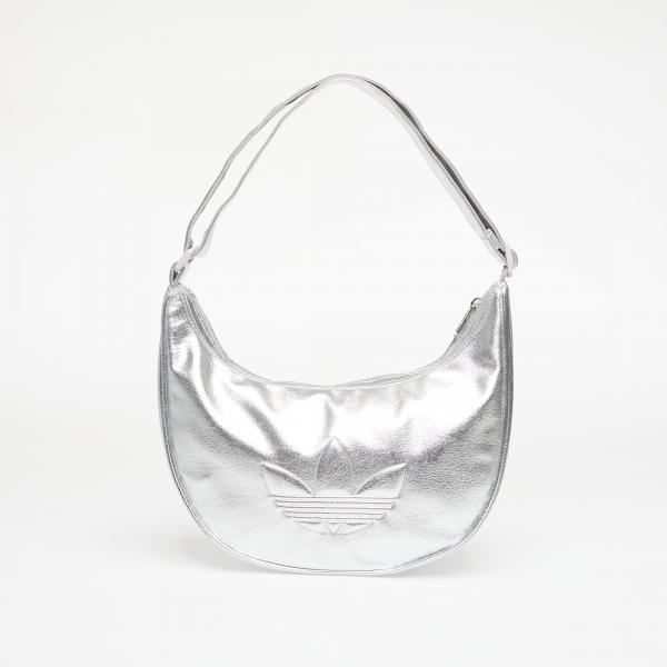 Taška adidas Adicolor Half Crescent Bag Metallic Pu Silver Met. Universal