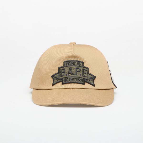 Kšiltovka A BATHING APE Multi Patch Cap Beige UNISEX Universal
