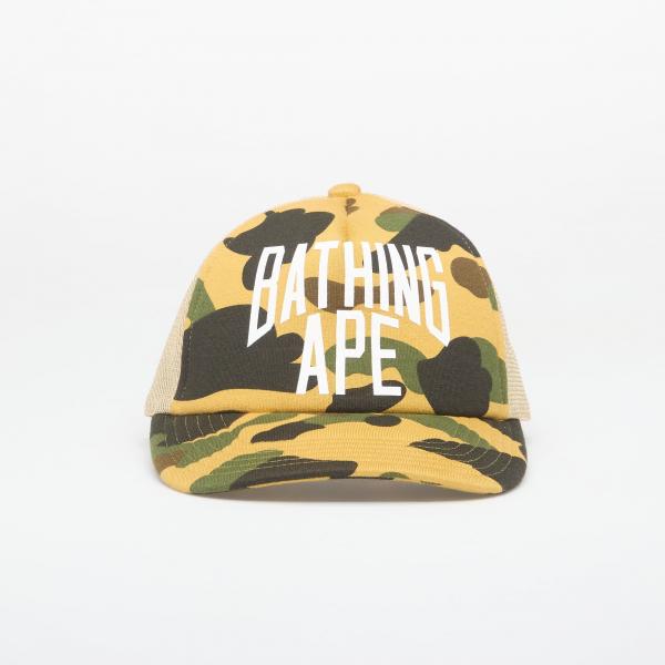 Kšiltovka A BATHING APE 1st Camo Nyc Logo Mesh Cap Yellow UNISEX Universal