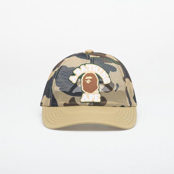 Kšiltovka A BATHING APE 1st Camo College Patched Mesh Cap Yellow UNISEX Universal