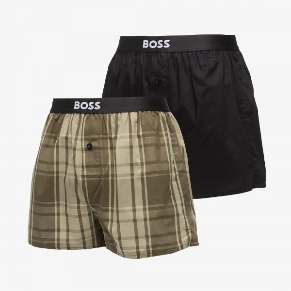 Trenky Hugo Boss 2-Pack Boxer Shorts Ew Black S