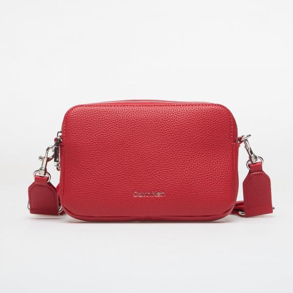 Taška Calvin Klein Webbing 2X Strap Camera Bag Bordeaux Wine Universal