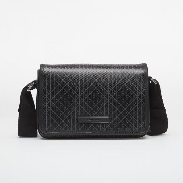 Taška Calvin Klein Emblem Aop Coated Small Flap Mes Black/ Aop Universal