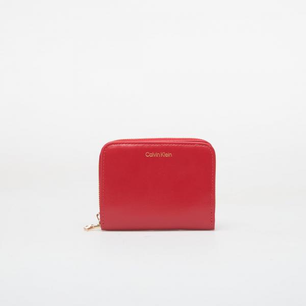Peněženka Calvin Klein Ck Medium Flap Zip Around Bordeaux Wine Universal