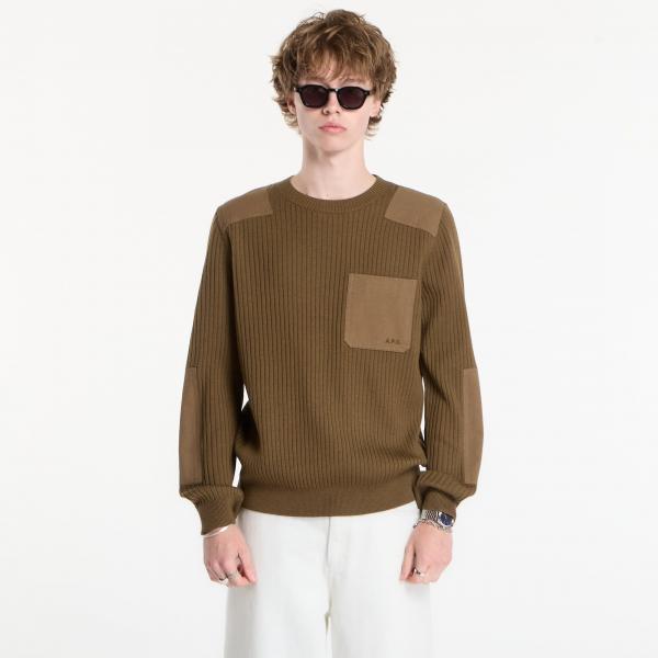 Svetr A.P.C. Pull Mallarme Olive S