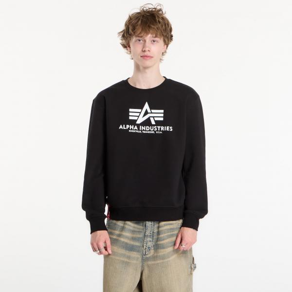 Mikina Alpha Industries Basic Hoody Small Logo II Black S