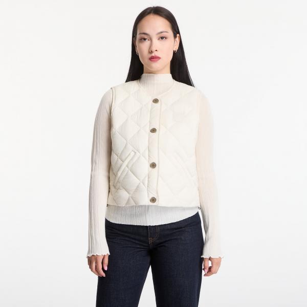 Vesta Calvin Klein Ulw Short Quilted Liner Vest Birch S