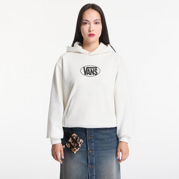 Mikina Vans Oval Logo Relaxed Pullover Marshmallow S