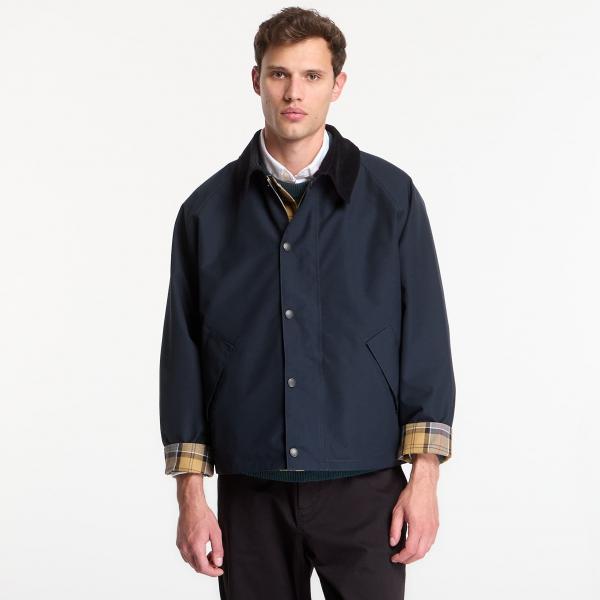 Bunda Barbour Oversized Reversible Transporter Jacket Navy M