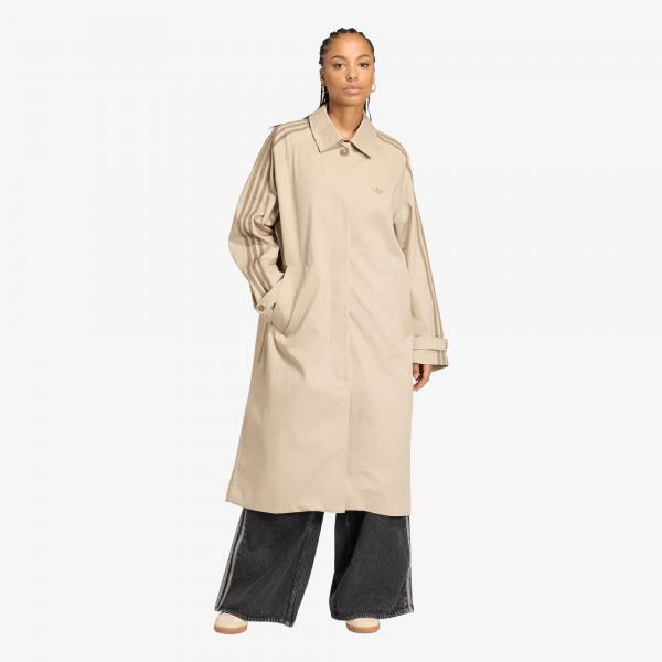 Kabát adidas Mac Coat Khaki Three/ Khaki Six S