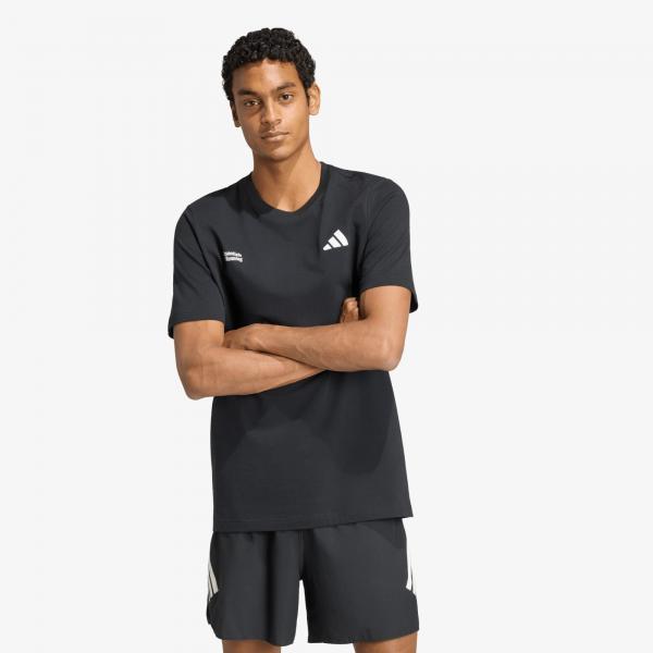 Tričko adidas M Run Ess G T Black L