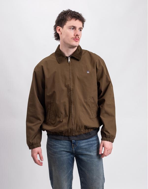 Carhartt WIP Madison Ripstop Jacket Dark Beech/Black garment dyed S