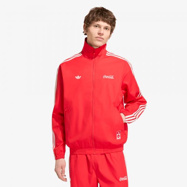 Bunda adidas x Coca Cola Classic Sport Firebird Track Jacket Vivid Red M