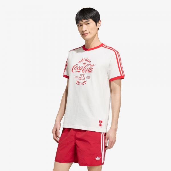 Tričko adidas x Coca Cola Classic Sport Cali Tee White S