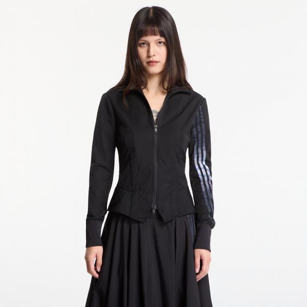 Bunda Y-3 Gradient 3 Stripes Nylon Track Top Black L