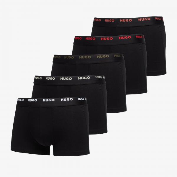 Boxerky Hugo Boss Trunk 5-Pack Black M