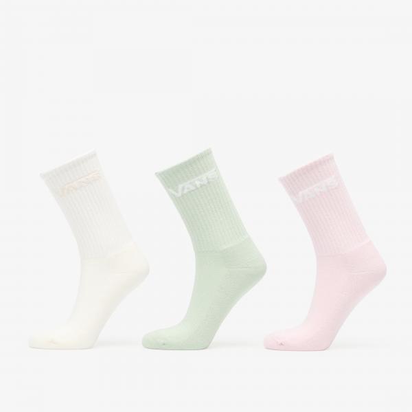 Ponožky Vans Rox Classic Crew Socks Green/ Pink/ White S