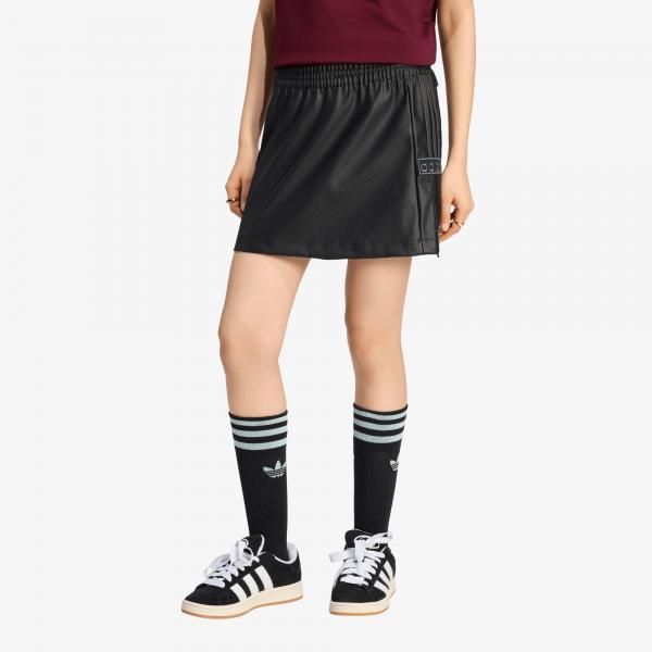 Sukně adidas Pleather Adibreak Skirt Black/ Utility Black L