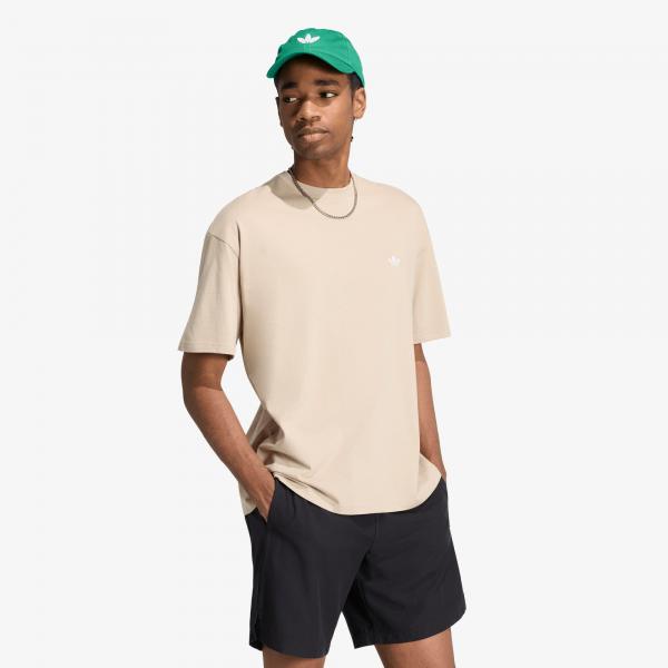 Tričko adidas Trefoil Essentials Loose Dropped Shoulder T-Shirt Khaki Three XXL