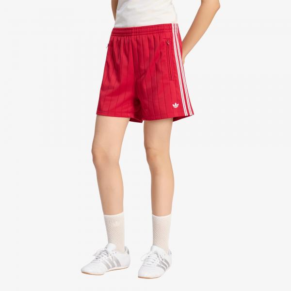 Šortky adidas Pinstripe Firebird Shorts Team Victory Red/ White/ Team Victory Red S