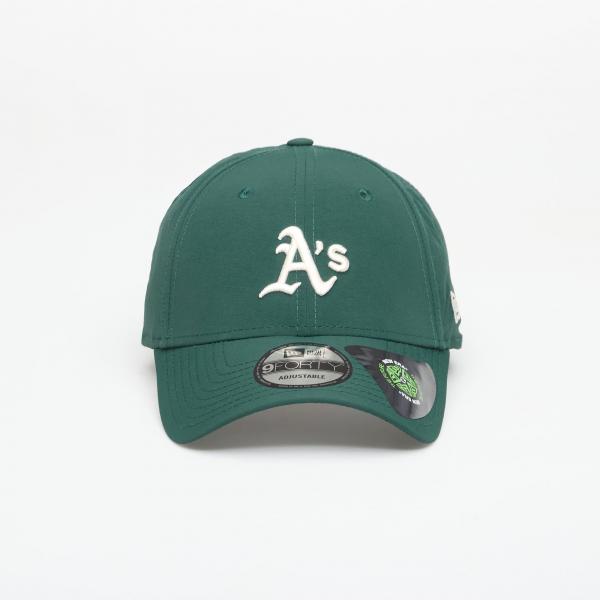 Kšiltovka New Era 9FORTY MLB Recycled Midi Oakland Athletics Dark Green/ Light Cream Universal