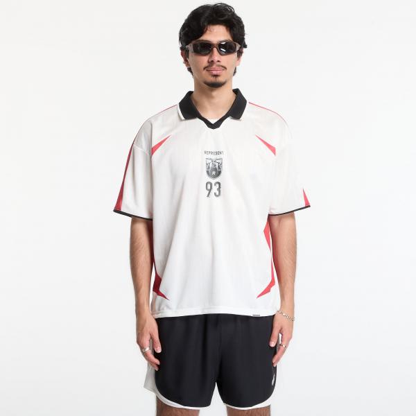 Dres REPRESENT Spike Football Top UNISEX Flat White XXL