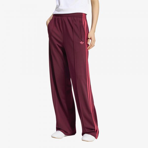 Tepláky adidas Firebird Loose Track Tracksuit Bottoms Maroon/ Power Pink L