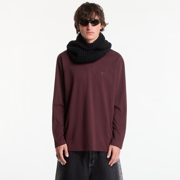 Tričko Y-3 Logo Long Sleeve Long-Sleeve Top UNISEX Night Red L