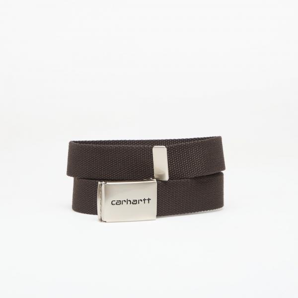 Pásek Carhartt WIP Clip Belt Chrome Tobacco Universal
