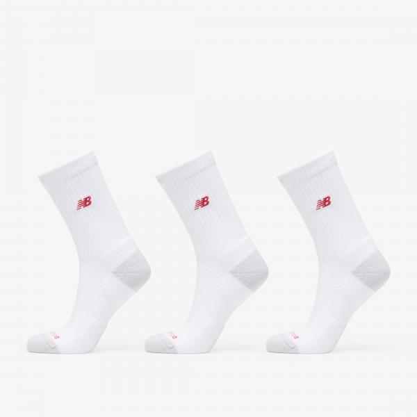 Ponožky New Balance Active Premium Crew 3-Pack White L