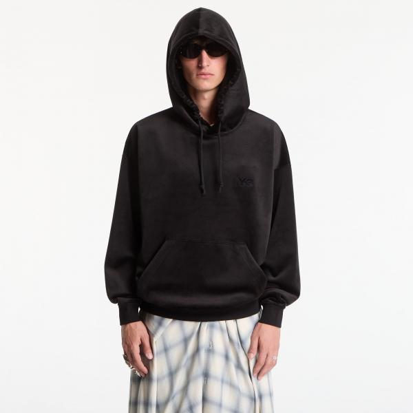 Mikina Y-3 Velvet Corduroy Hoodie UNISEX Black XL