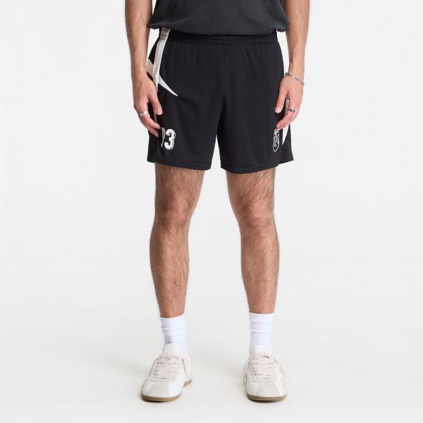 Šortky REPRESENT Star Football Panelled Shorts Jet Black S