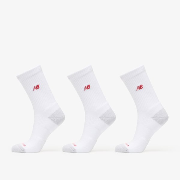 Ponožky New Balance Active Premium Crew 3 Pack White M