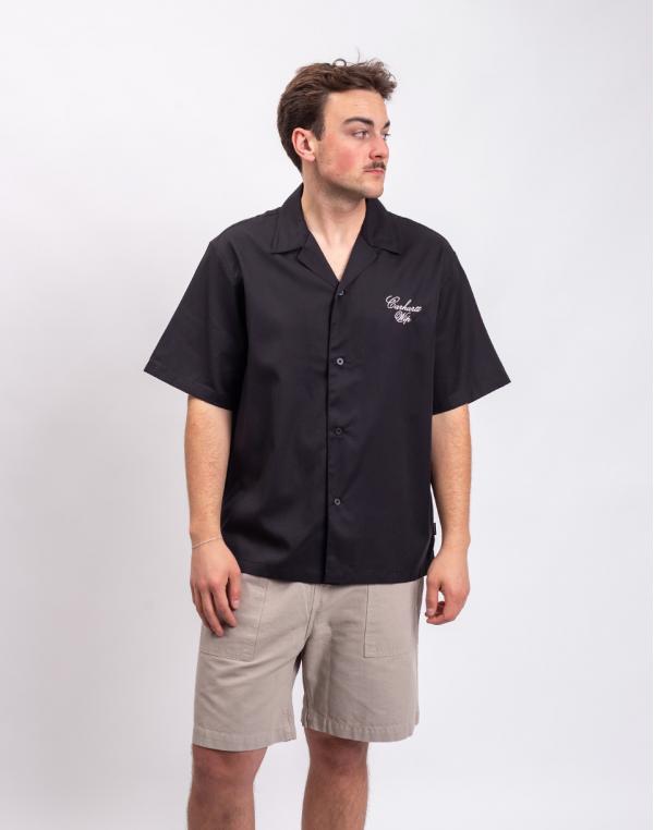 Carhartt WIP S/S Travon Shirt Black/Wax S