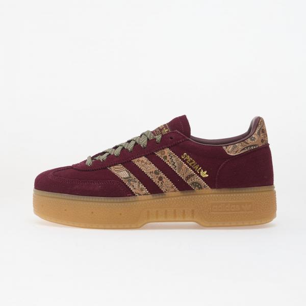 Tenisky adidas x Liberty London Handball Spezial Bold Maroon/ Magic Beige/ Olive Strata EUR 40 2/3
