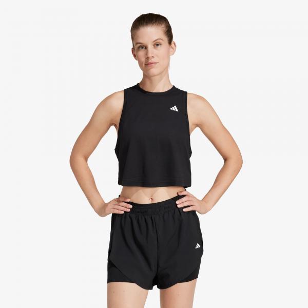Tílko adidas Train Essentials Boxy Workout Tank Top Black XS