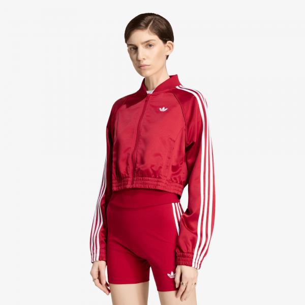 Bunda adidas Satin Sst Jacket Team Victory Red/ White M