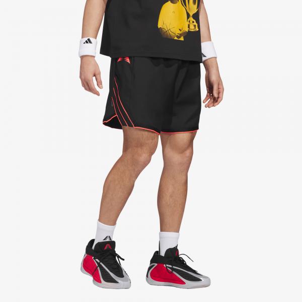 Šortky adidas Anthony Edwards Crazy Lite Short Black/ Solar Turbo L