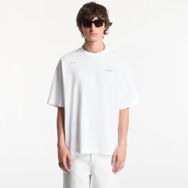 Tričko Off-White Cut Here Skate Tee UNISEX White-Black L