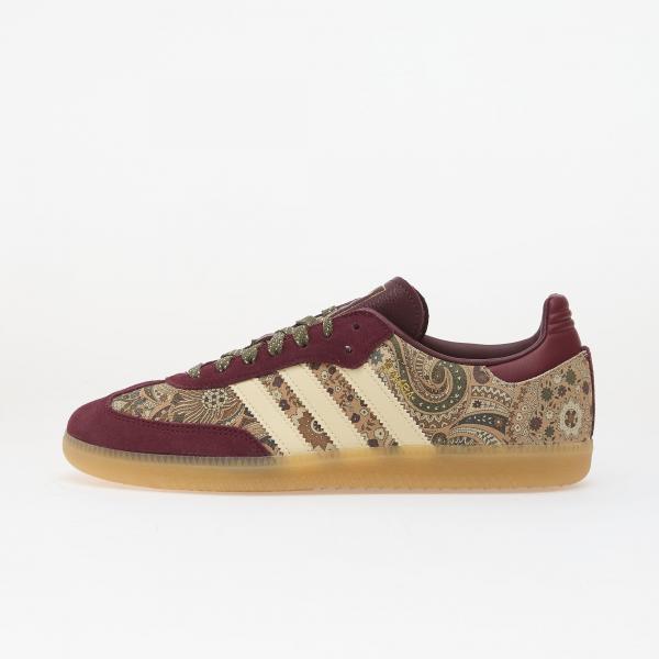Tenisky adidas x Liberty London Samba OG Maroon/ Warm Vanilla/ Olive Strata EUR 35 1/2