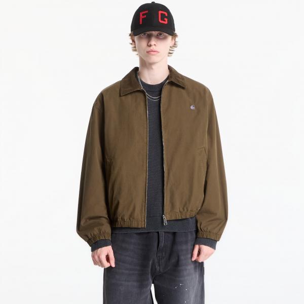 Bunda Carhartt WIP Madison Ripstop Jacket UNISEX Dark Beech/ Black Garment Dyed XXL