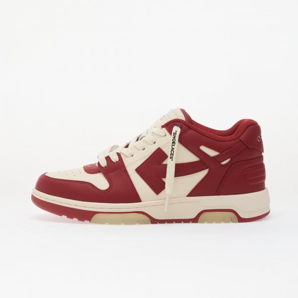Tenisky Off-White M-Out Of Office Calf Lea-002 Off White - Coral Red EUR 44
